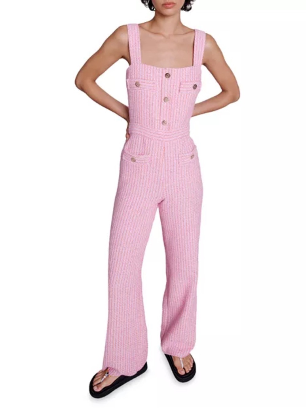 Maje Tweed Jumpsuit